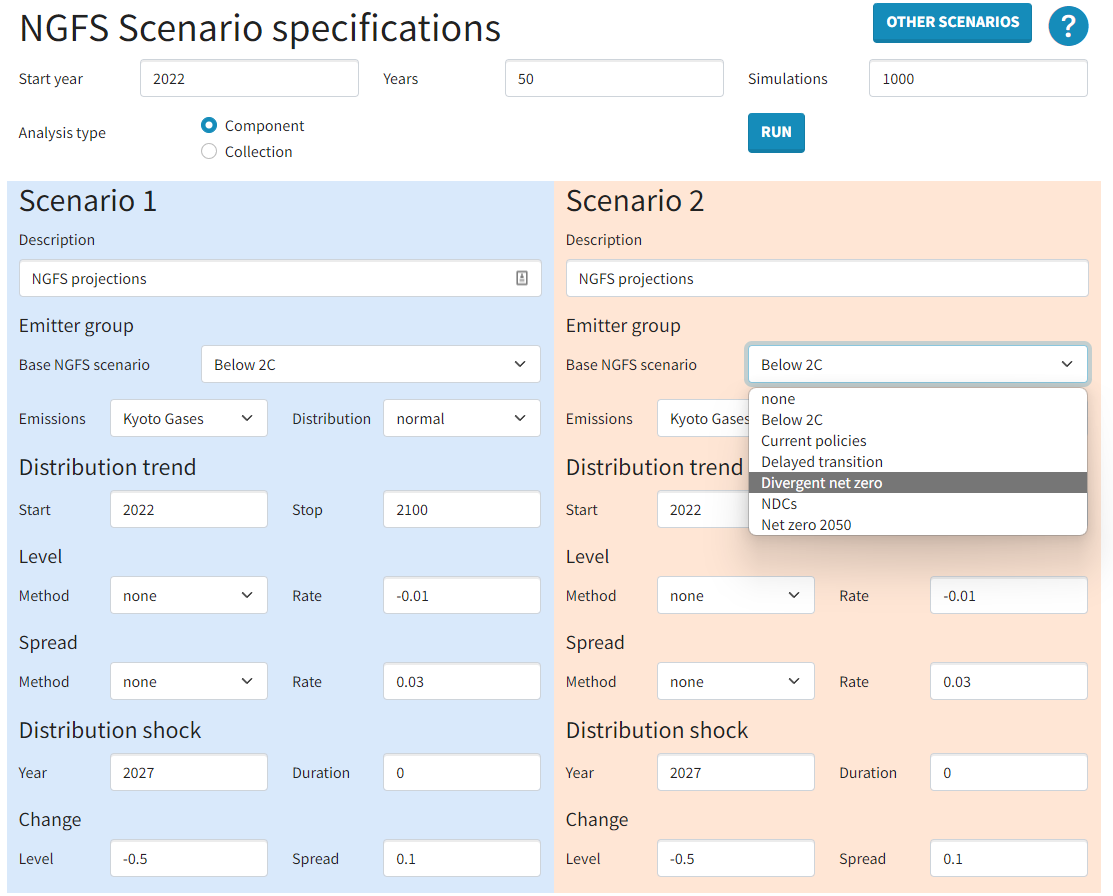 Screenshot of specification web page